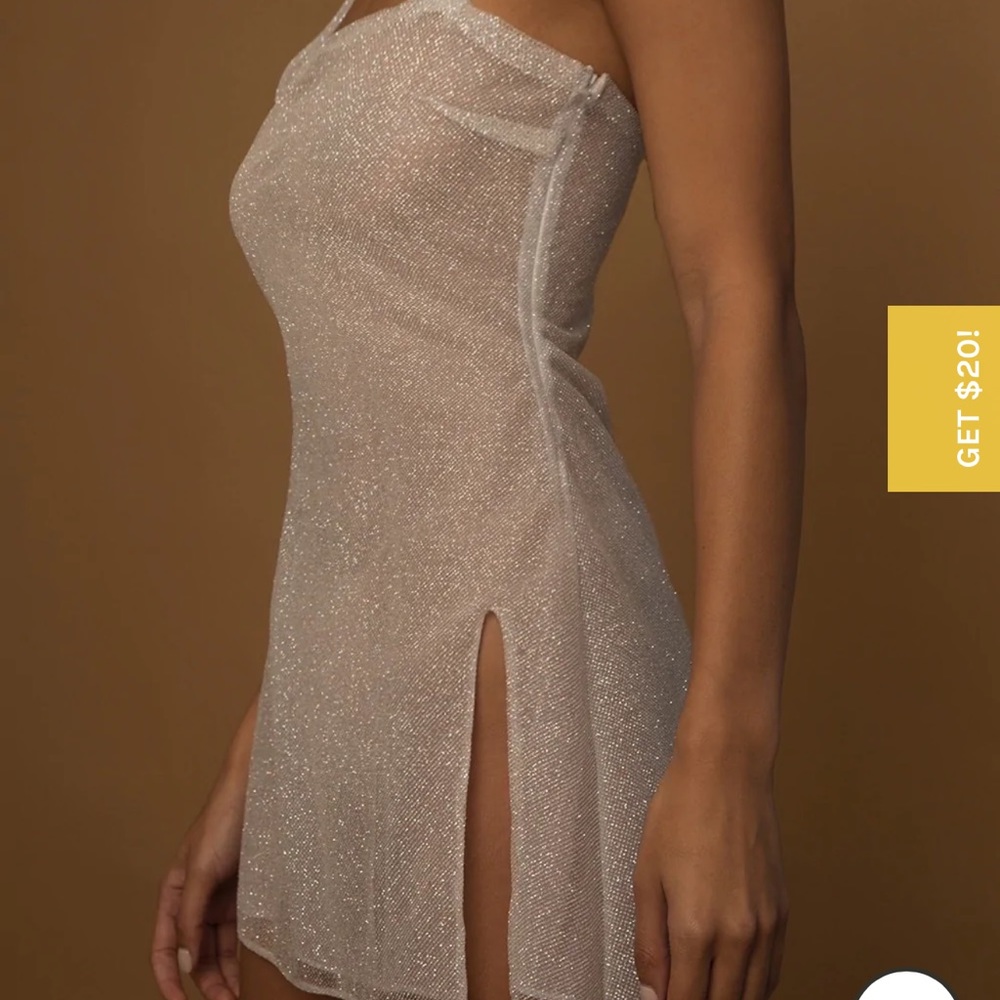Shop Notice Izzy High Slit Mini Dress